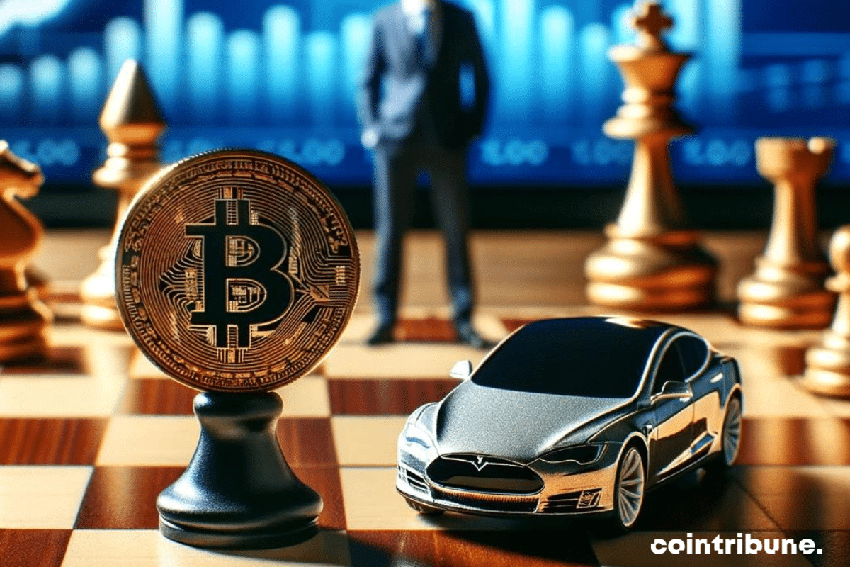 Bitcoin dejoue Tesla