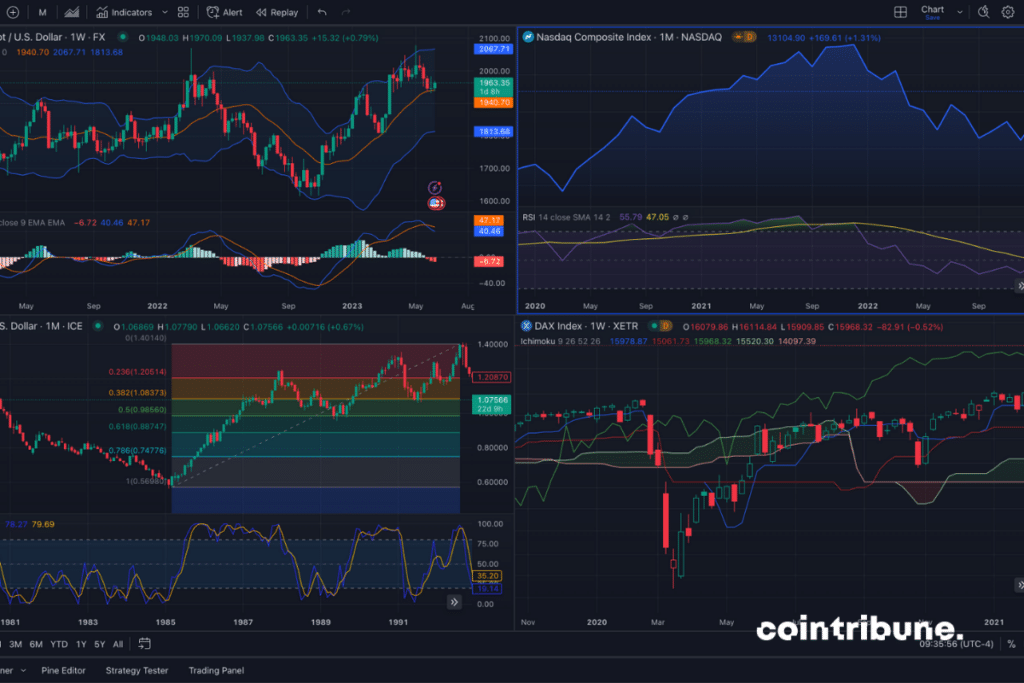 TradingView, une plateforme qui permet aux traders de suivre les variations des prix en temps réel 