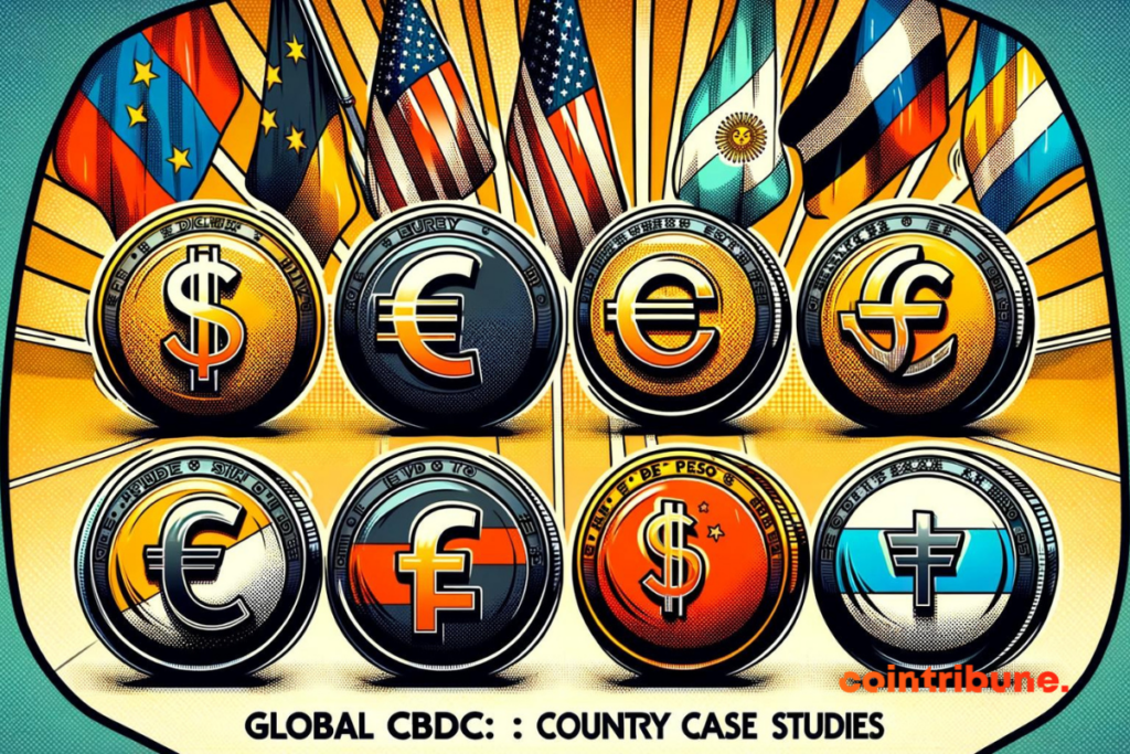 Les CBDC de différents pays