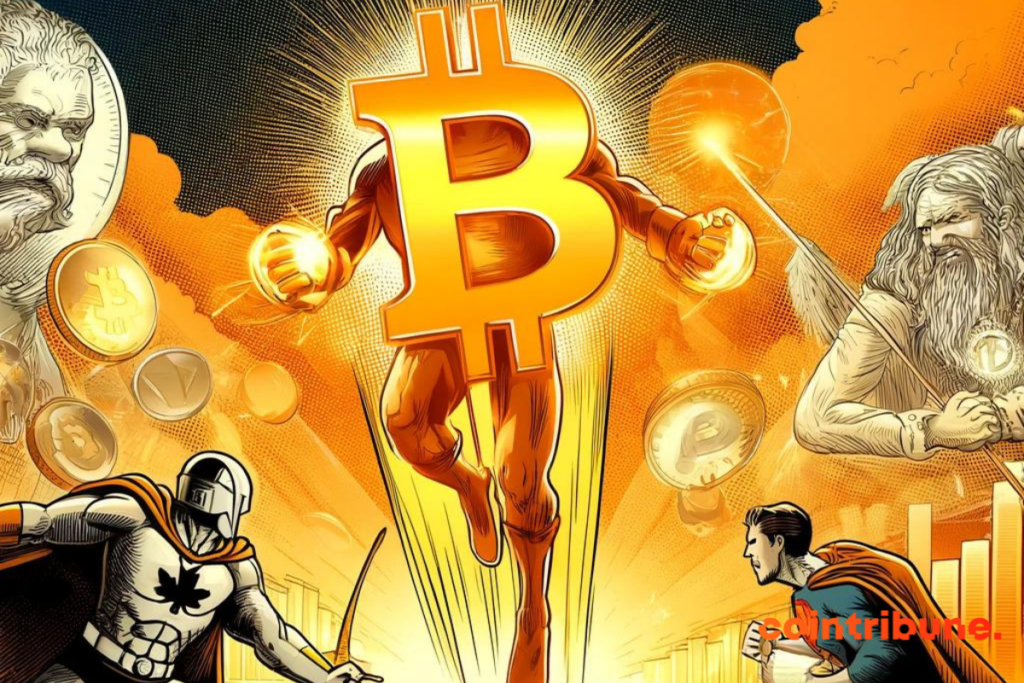 Bitcoin face a l or