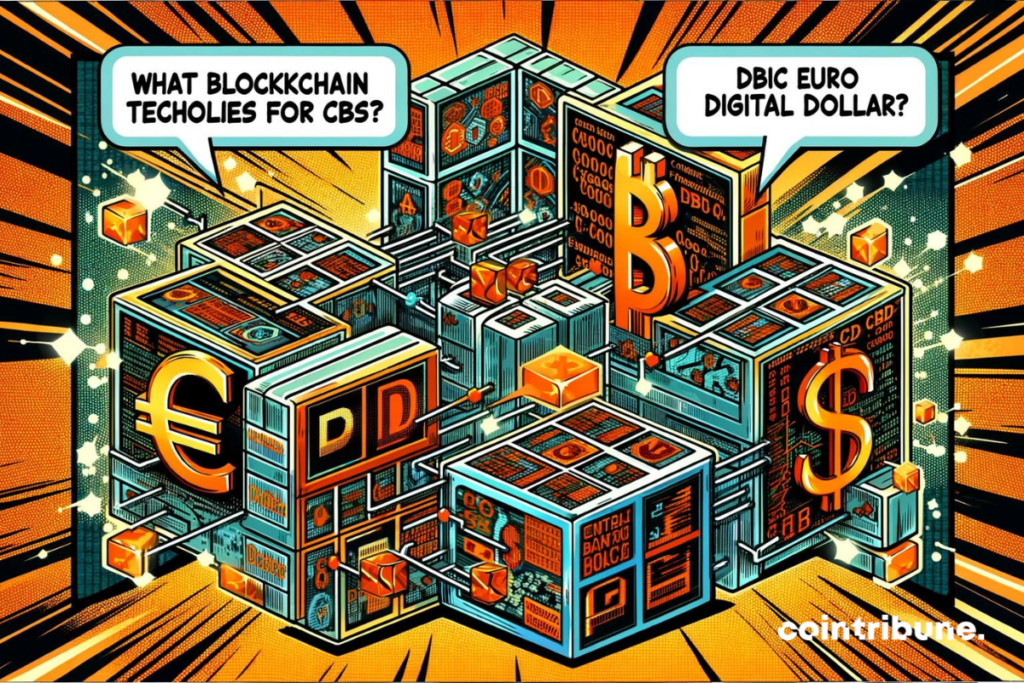 Les CBDC utilisent des technologies blockchain avancées pour sécuriser et tracer les transactions
