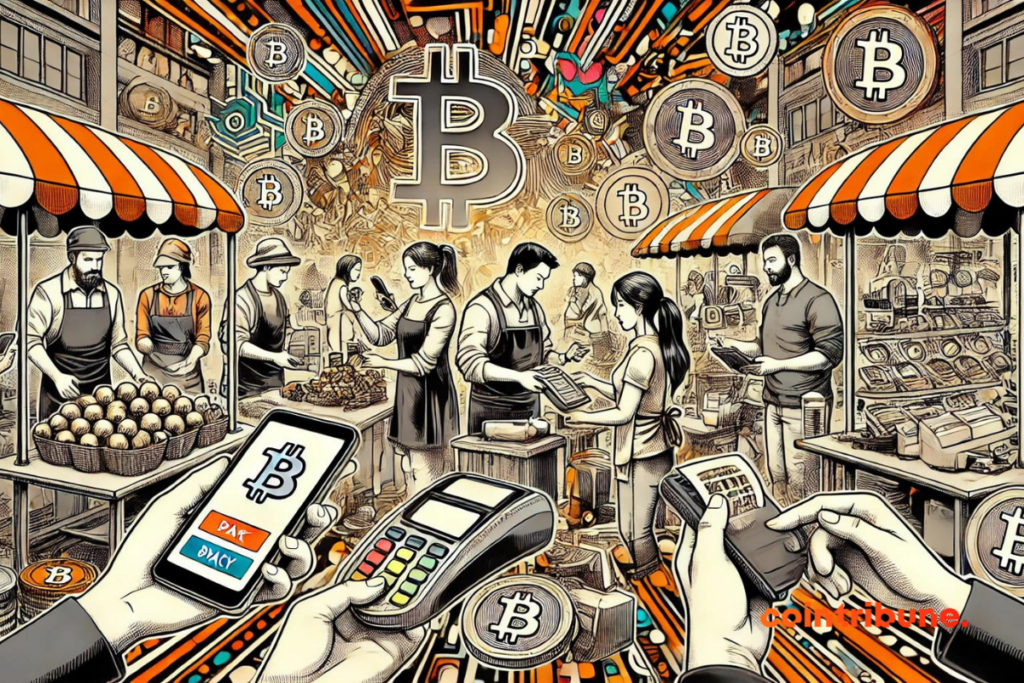Le bitcoin, une crypto qui devient une option de paiement pour plusieurs entreprises, commerçants et acheteurs