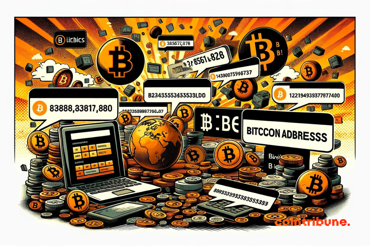 Des adresses de bitcoin