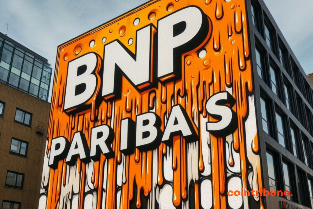 Encart publicitaire BNP Paribas