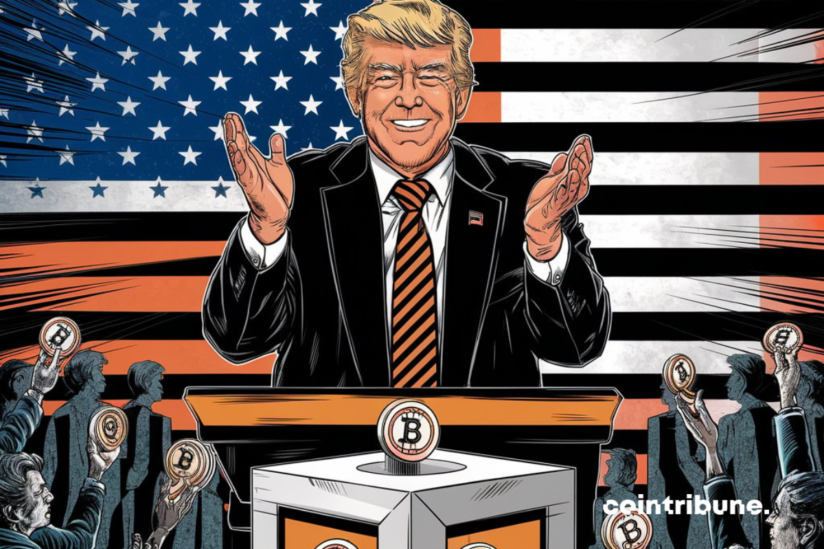 Donald Trump, urne bitcoin
