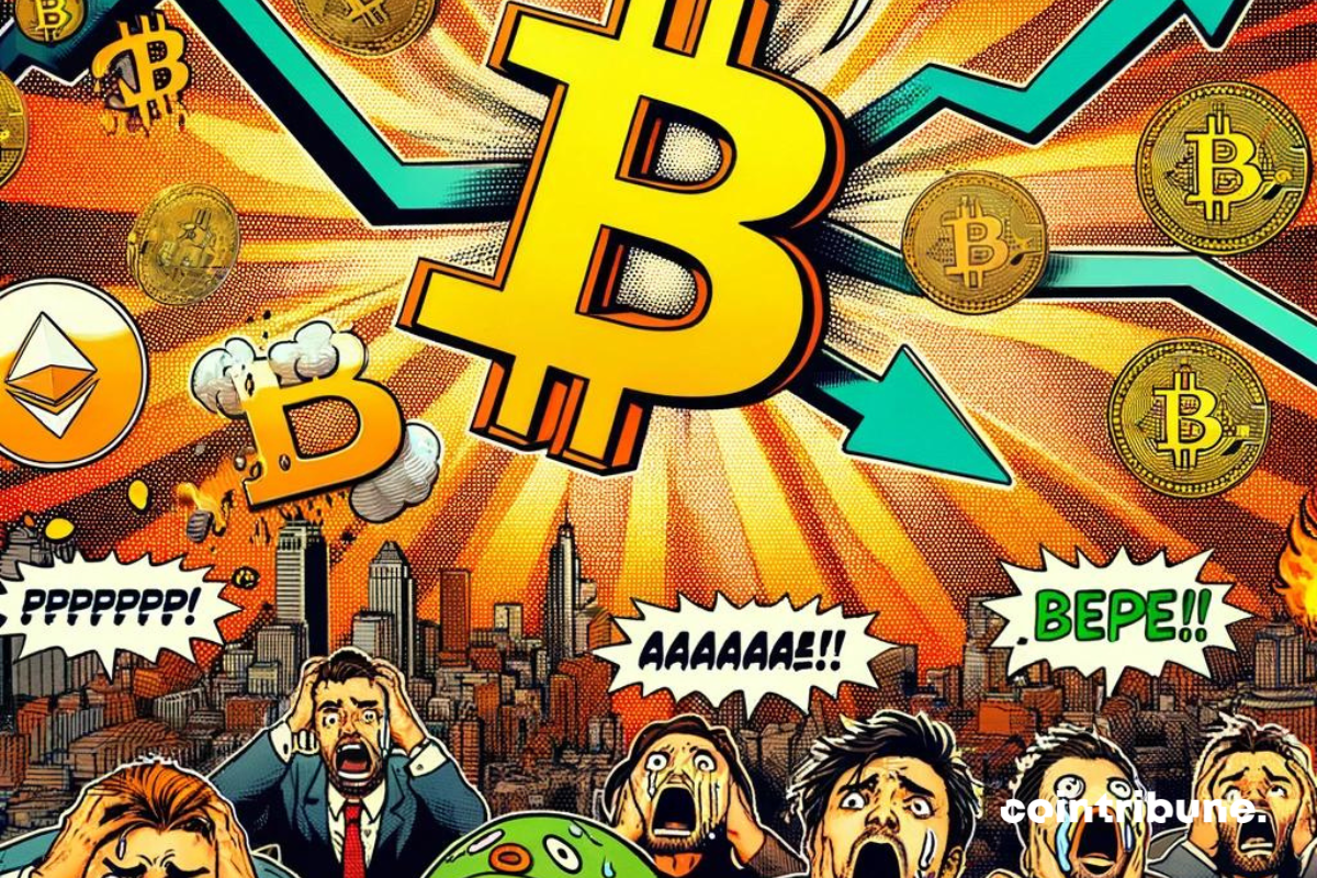 Le Bitcoin en chute