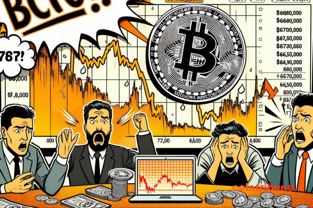 $67,500! Bitcoin collapses and liquidates thousands of traders