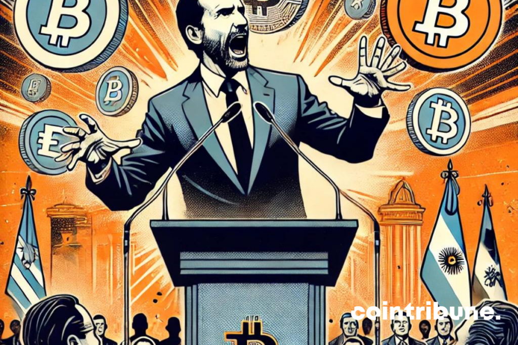 Argentina's president promotes Bitcoin