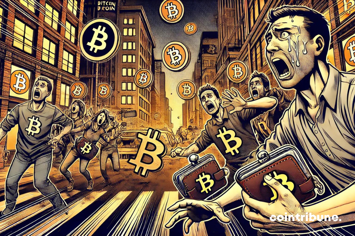 Bitcoin : Le taux d'adresses actives chute