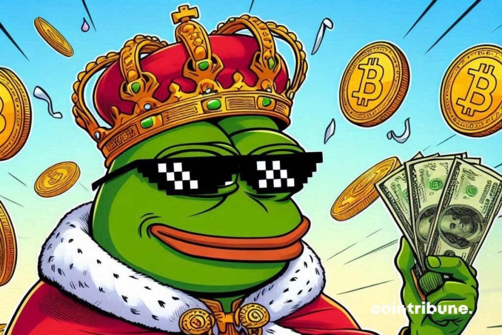 Pepe annihilates Dogecoin and becomes the new king of memecoins cryptos!