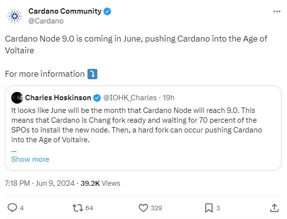 Crypto: Cardano reveals the update schedule for the Chang fork