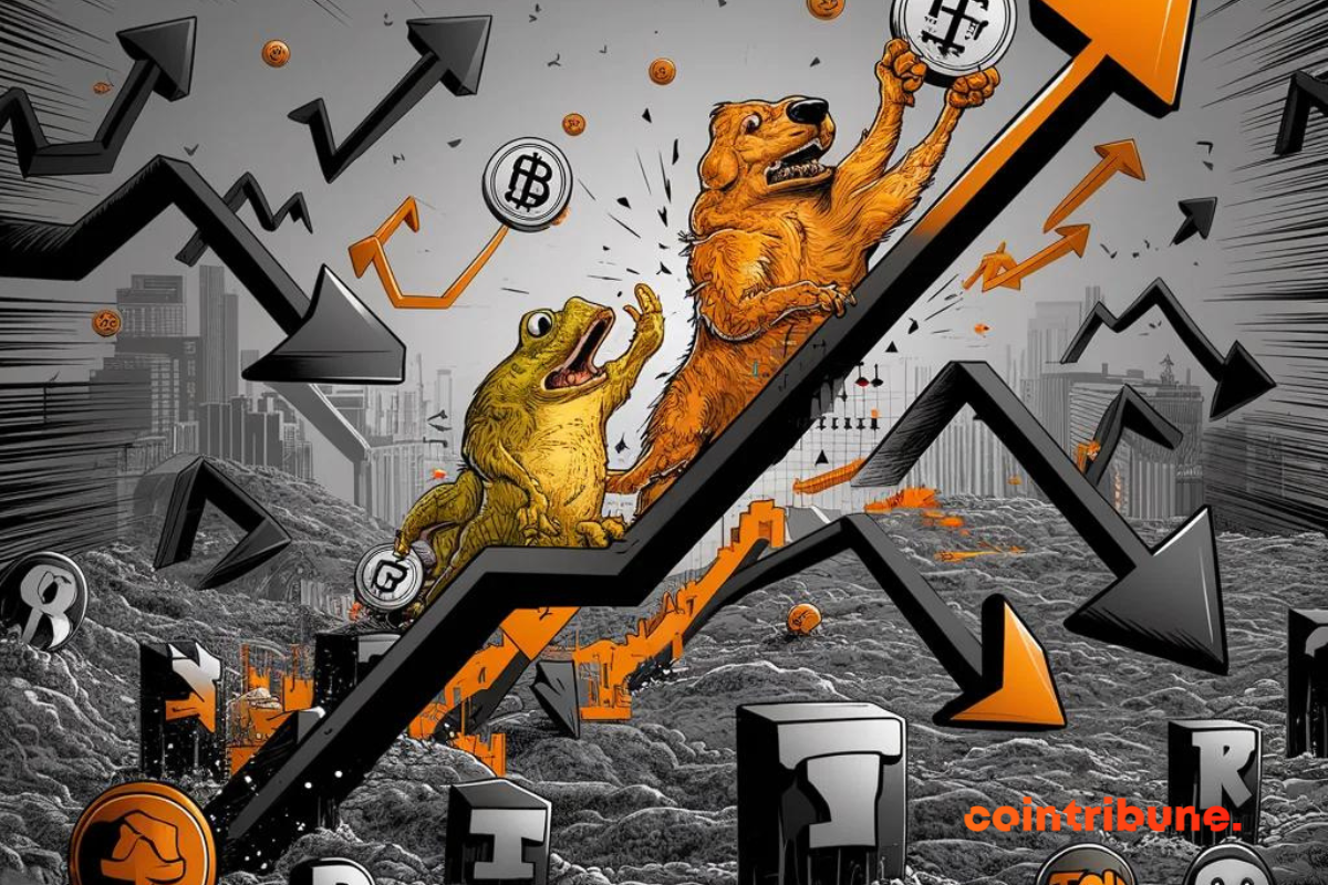 Memecoins rise on the crypto market