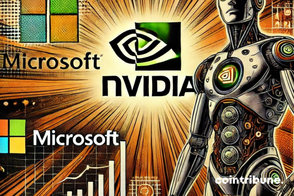 Nvidia fait basculer Microsoft en bourse