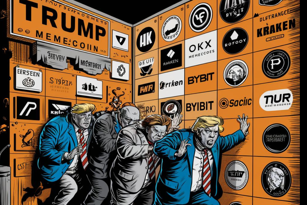 Crypto : Trump Memecoin écarté des plateformes majeures et s'écroule de plus de 30%