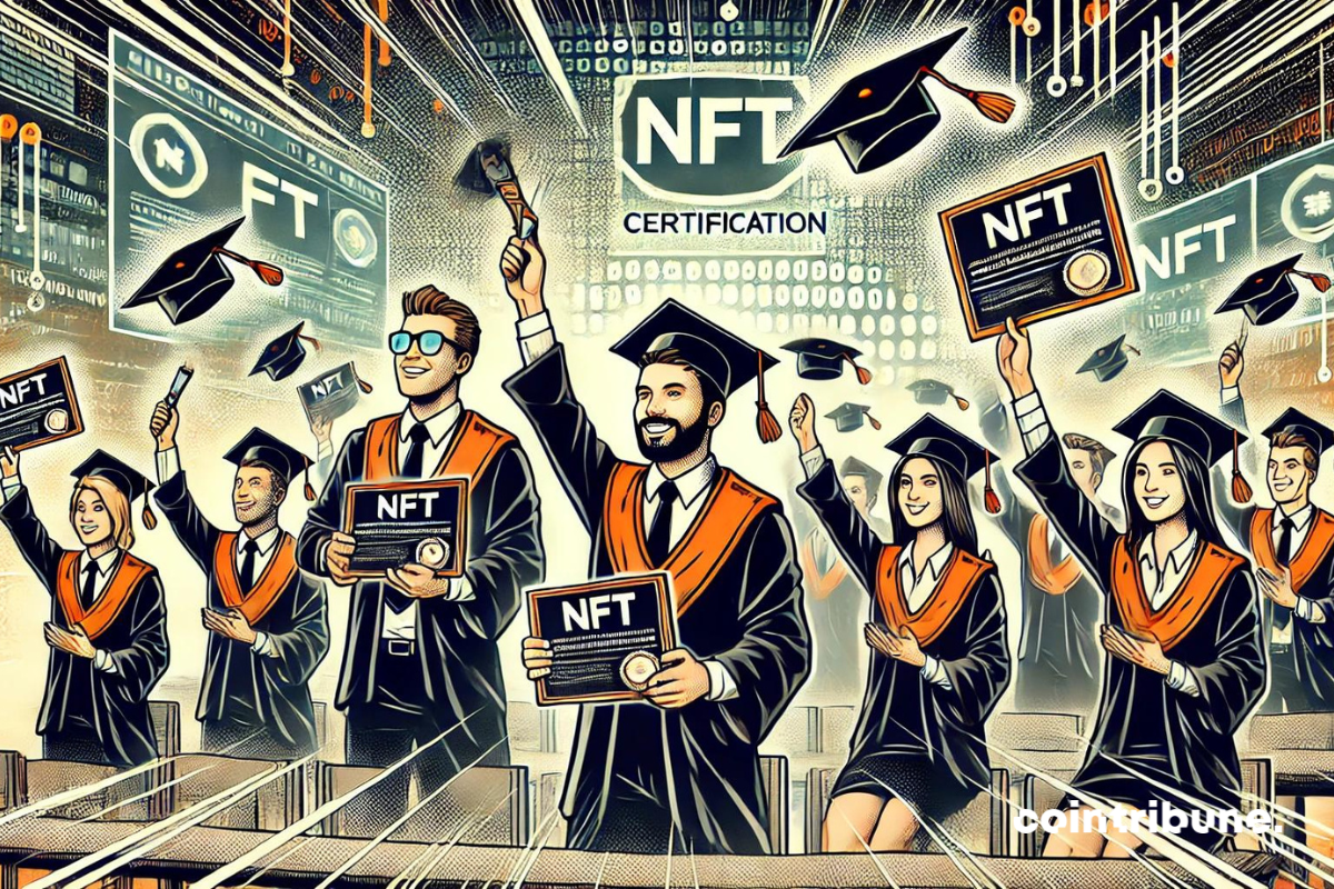 Des alumnis d'une formation certifiante sur les NFT