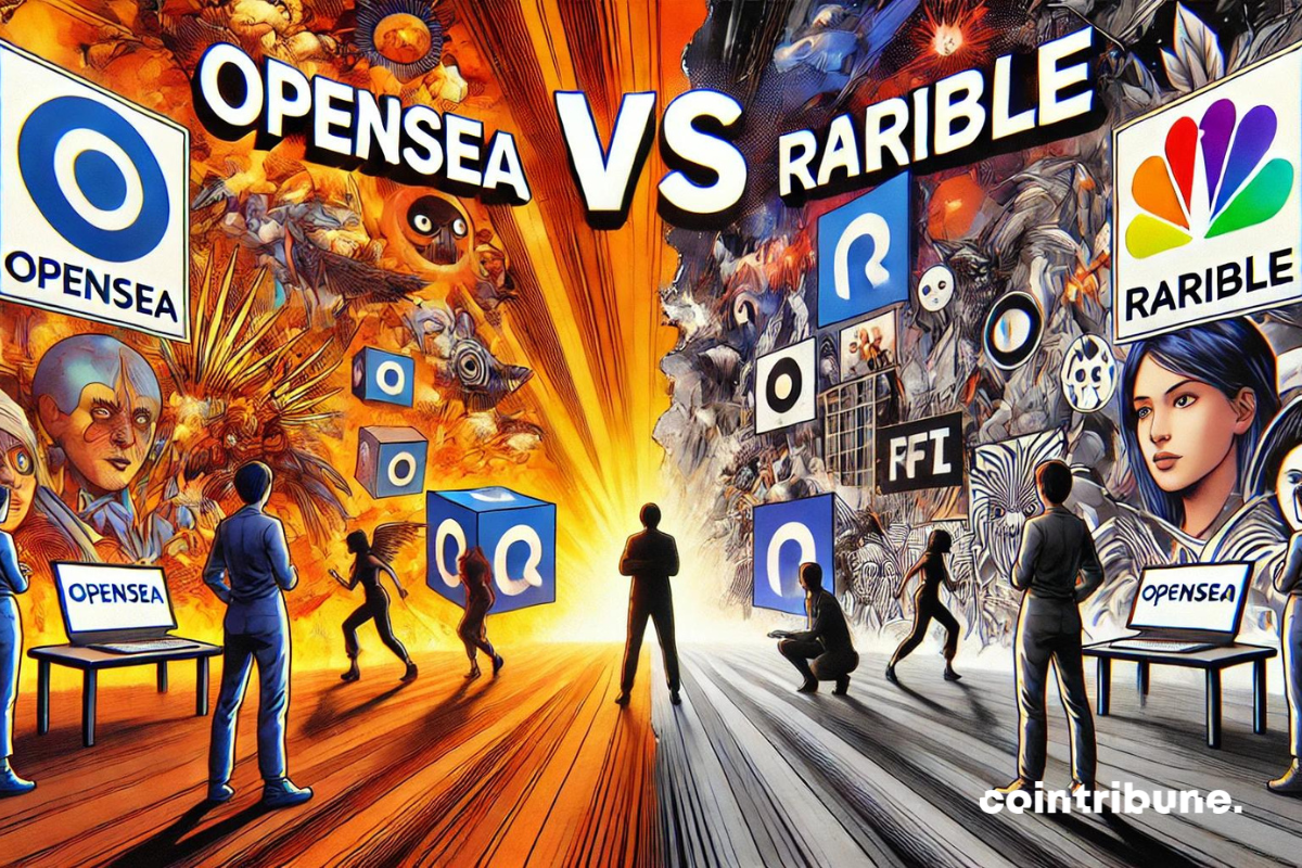 Comparatif Opensea vs Rarible