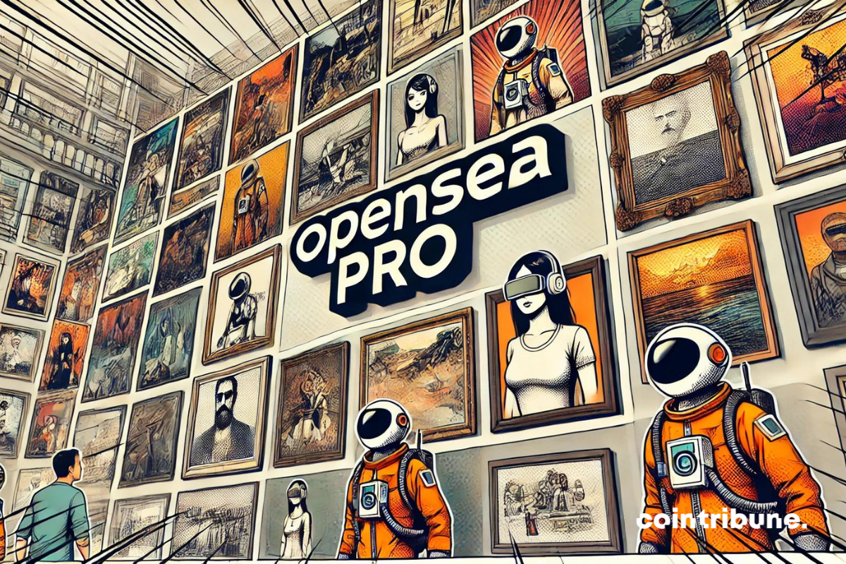 La plateforme OpenSea Pro