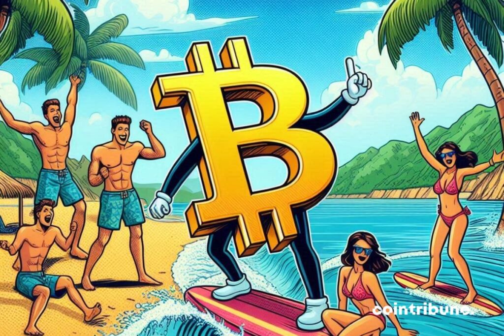 Surfin’ Bitcoin Biarritz France