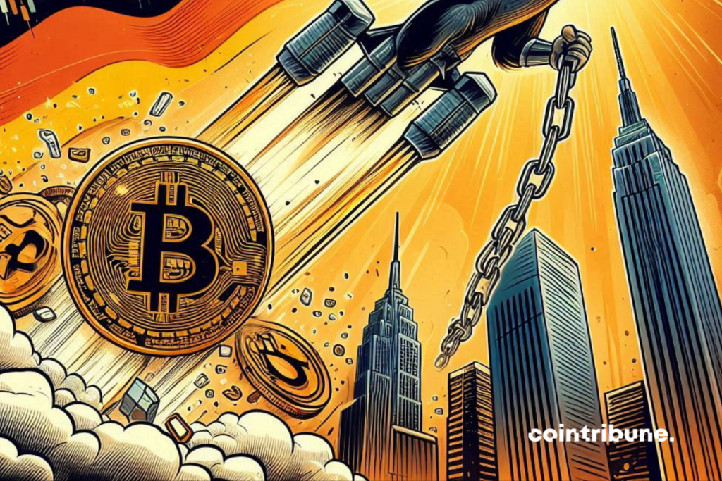 Bitcoin explose apres la vente allemande