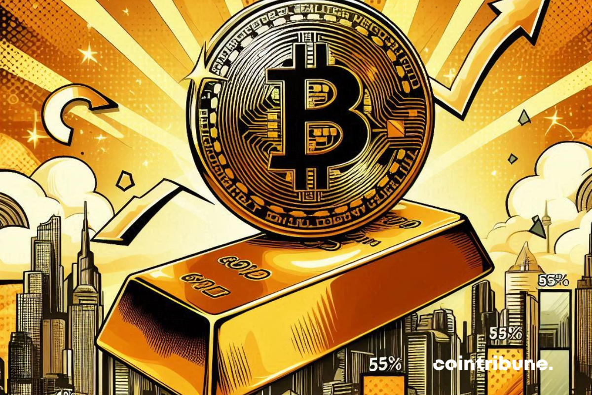 Bitcoin brille que le gold