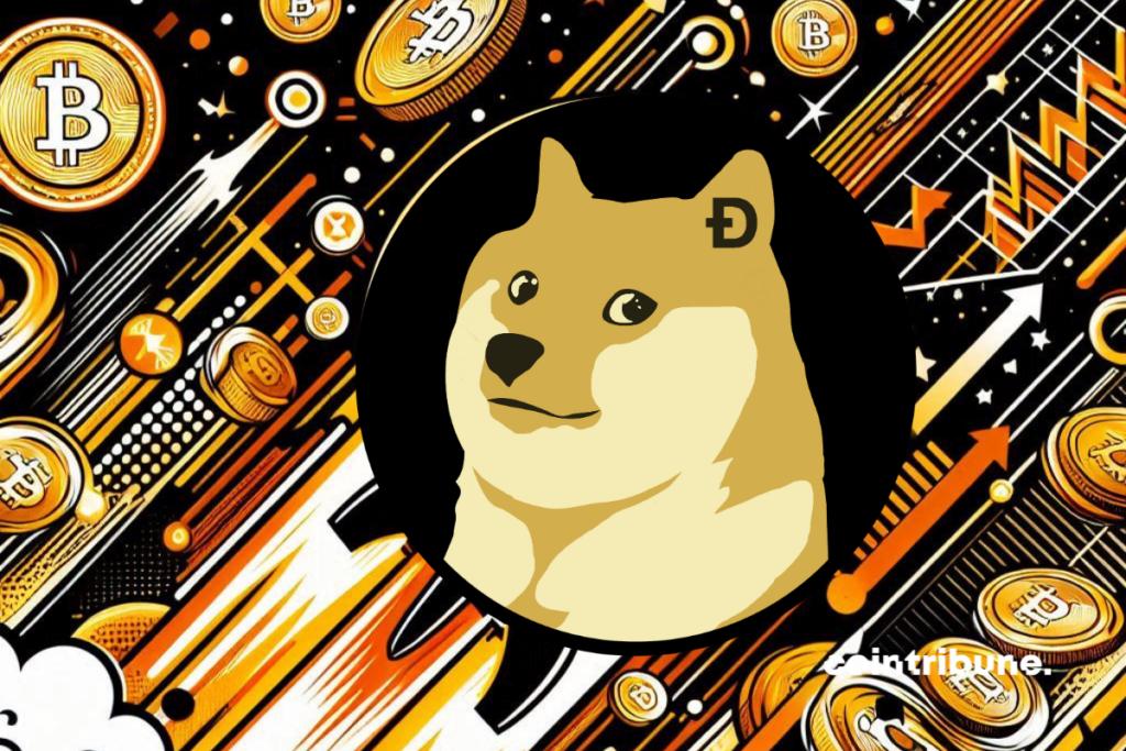 La crypto Dogecoin monte