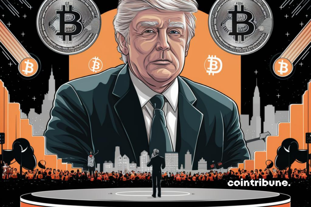 Trump a la conference Bitcoin