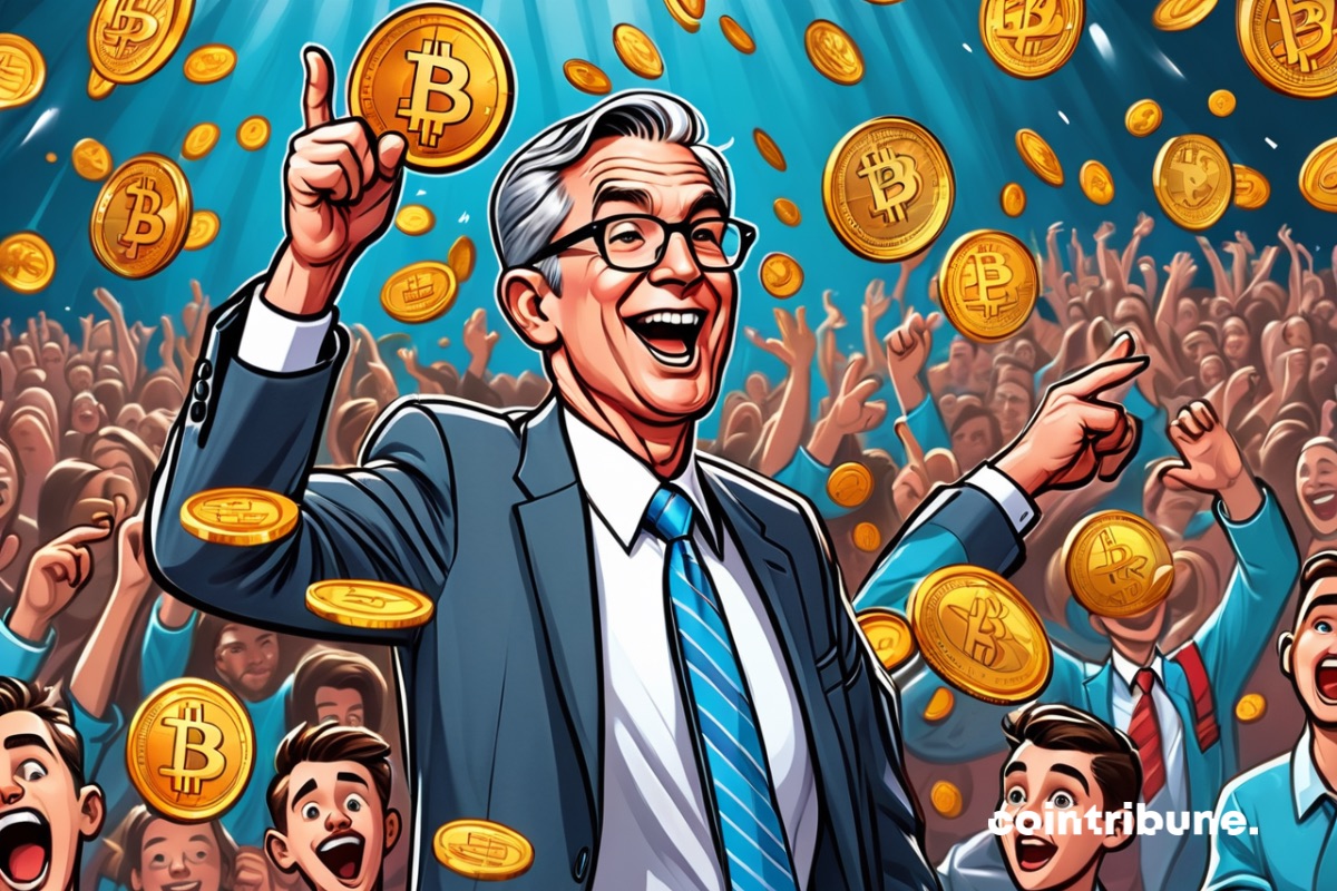 Jerome Powell booste le Bitcoin à 543 millions $ d’entrées !