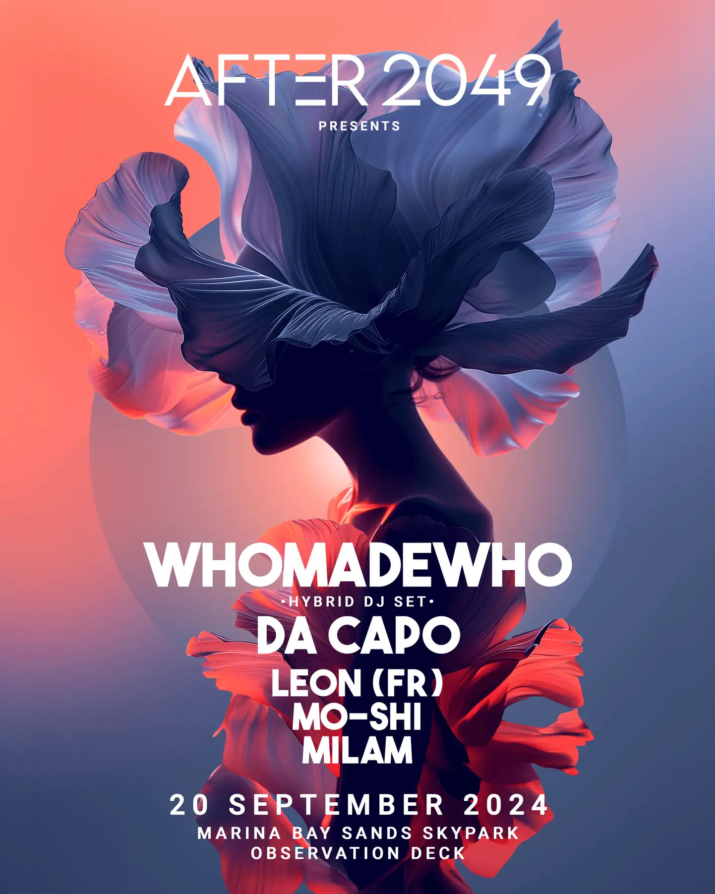 WhoMadeWho et Da Capo en tête d’affiche pour AFTER 2049, la plus grande fête pré-formule 1 de Singapour