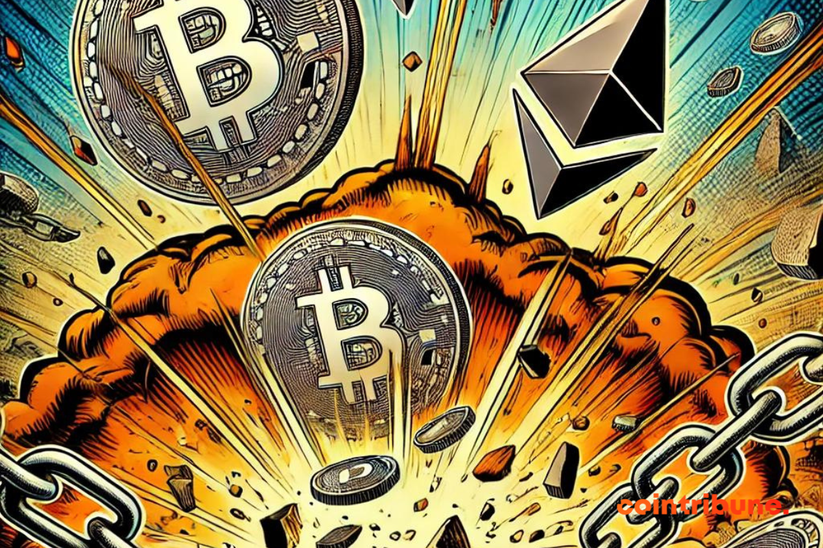 Bitcoin et Ethereum plongent : 175 millions de dollars liquidés !