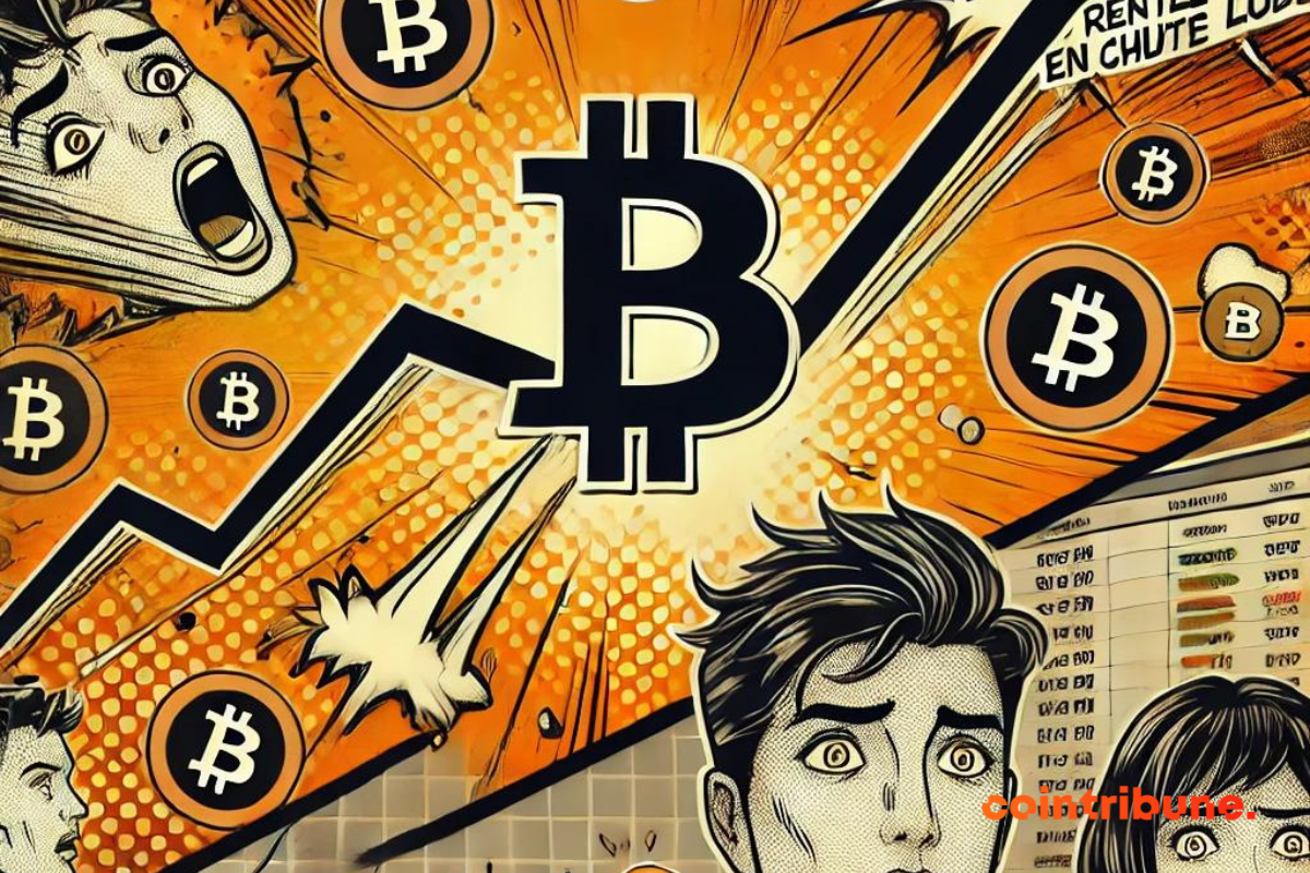 Bitcoin : Les adresses rentables en chute libre