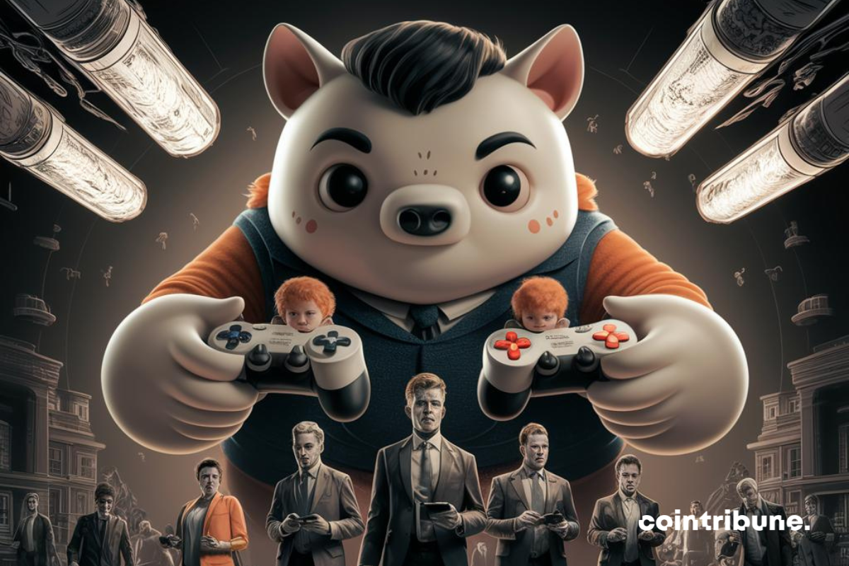 Giant hamster protecting gamers from capitalists