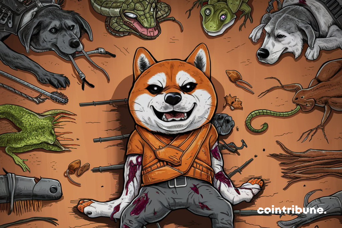 Crypto : Les memecoins en déroute, Shiba Inu saura-t-il résister ?