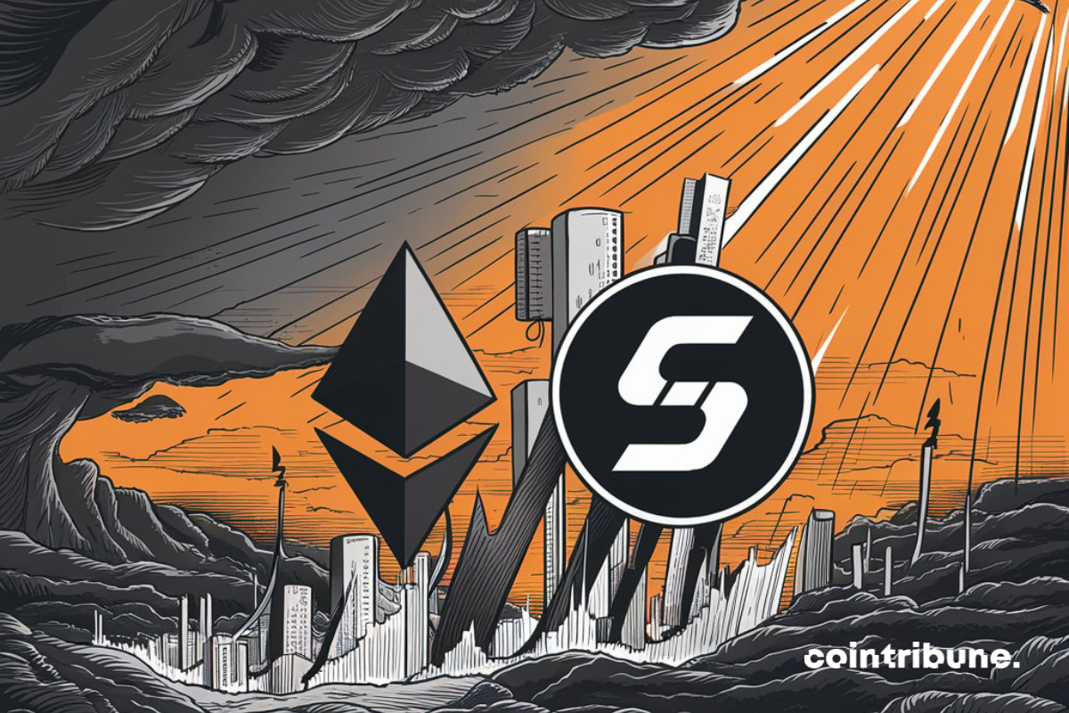 Calm after the storm, Ethereum and Solana logos