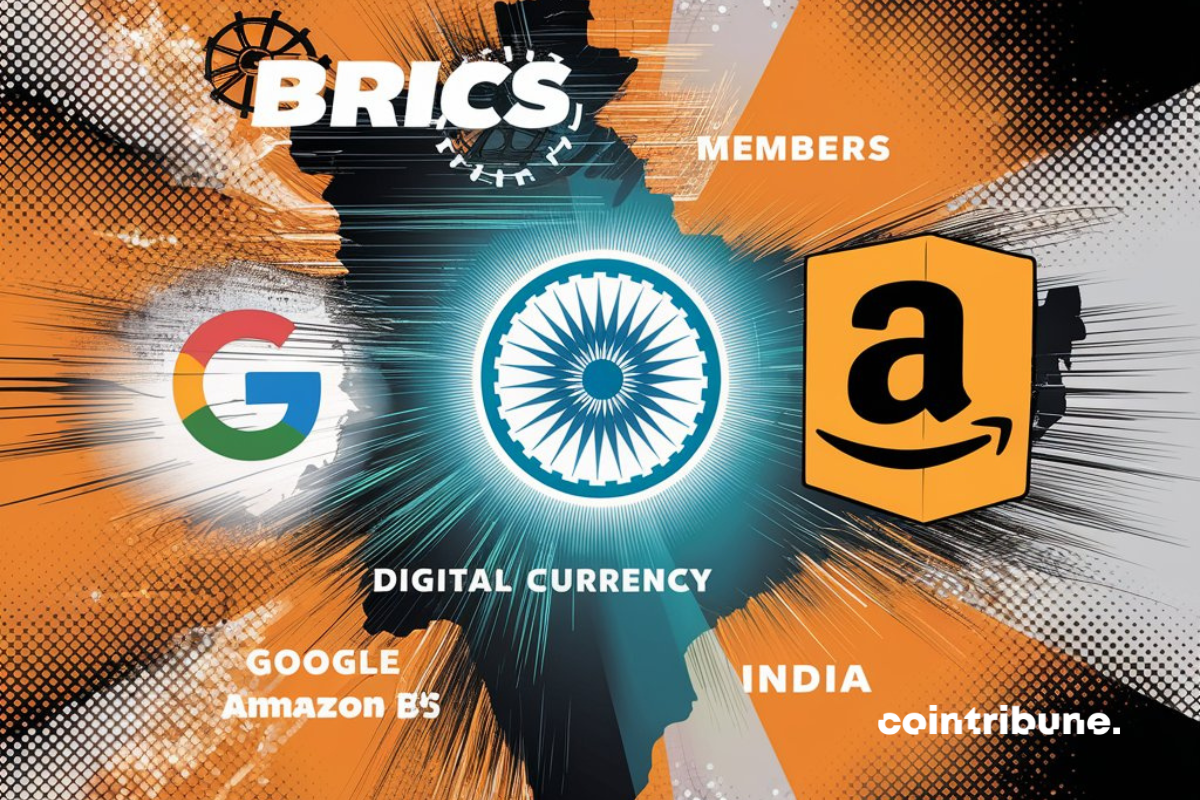 BRICS : Google et Amazon misent gros sur le projet de monnaie numérique de l’Inde