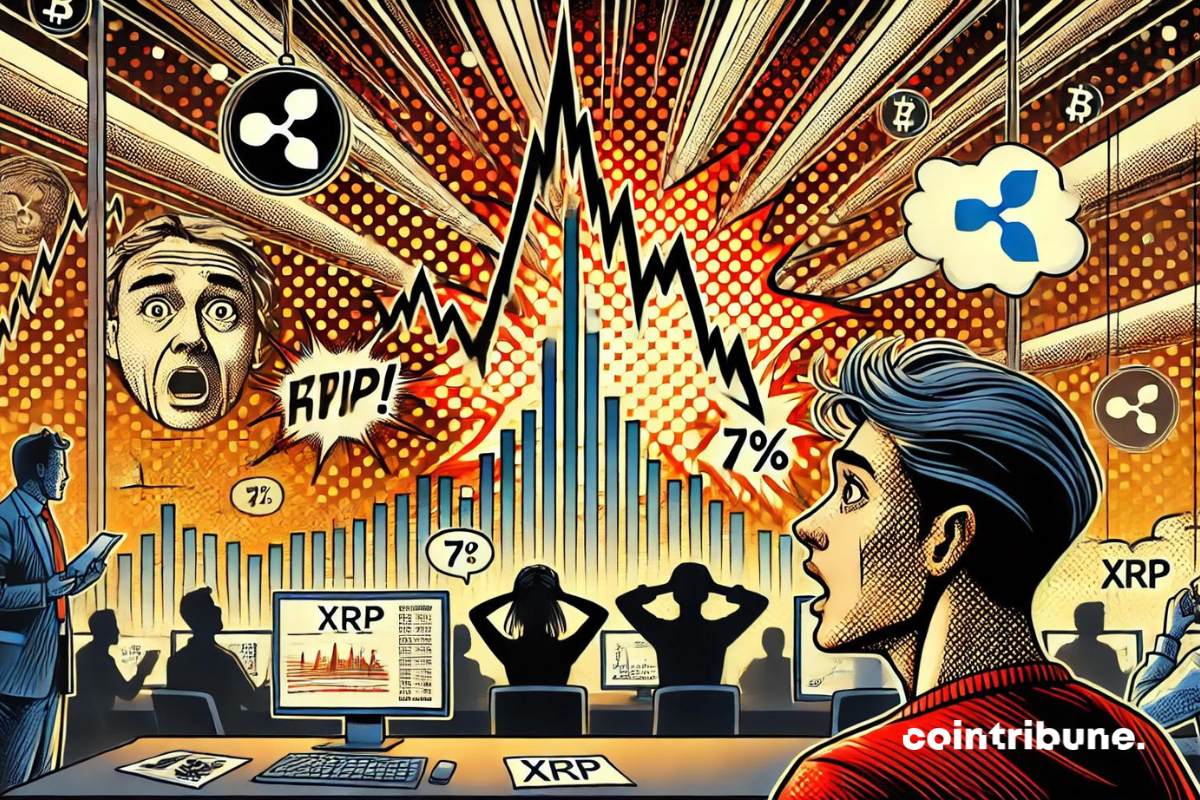 Crypto : XRP plonge de 7%  suite au nouveau déblocage de Ripple !