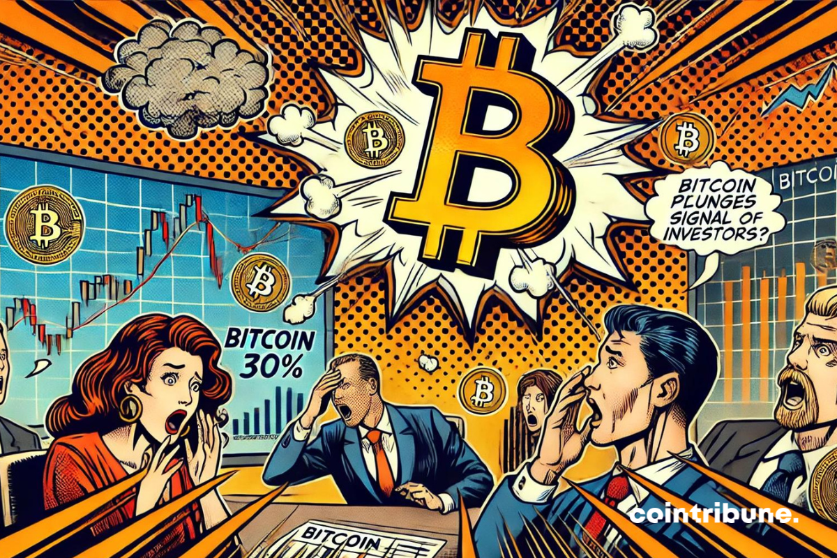 Crypto investors panic over bitcoin logo