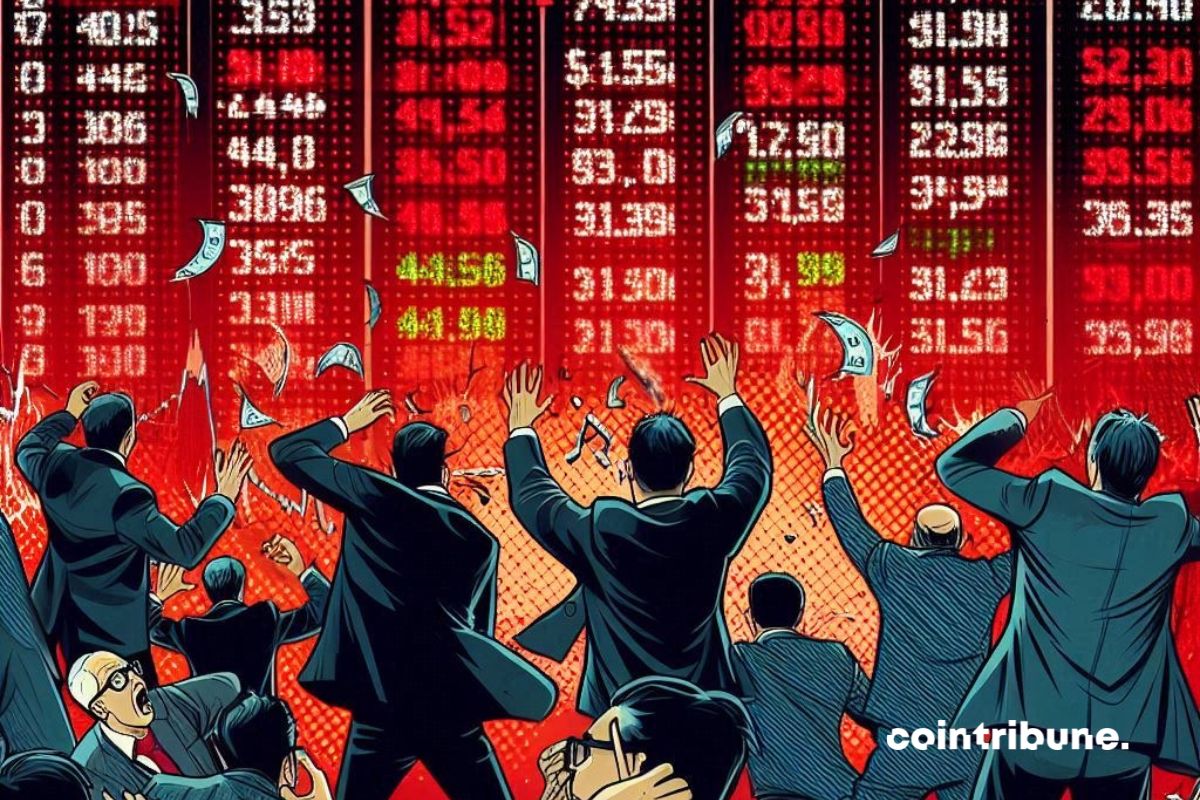 Crypto : la finance traditionnelle s’effondre et perd 2000 milliards $ !