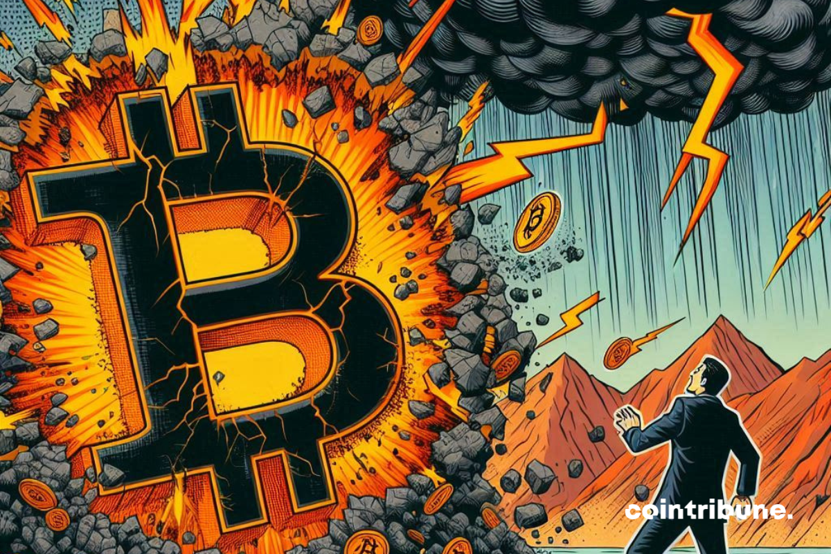 Carnage sur le Bitcoin : Des milliers de positions longues liquidées !