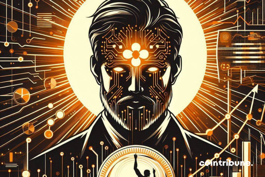 Le fondateur de la crypto Cardano apparait