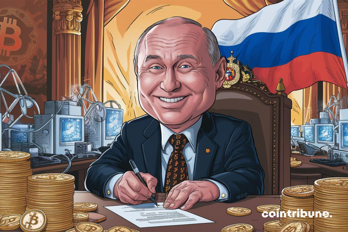 Poutine signe la légalisation du minage crypto en Russie