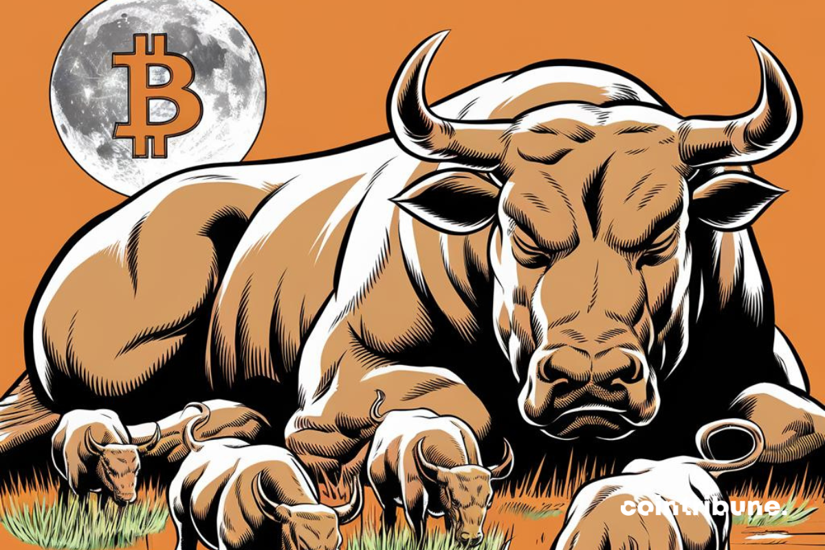 Bulls et logo bitcoin