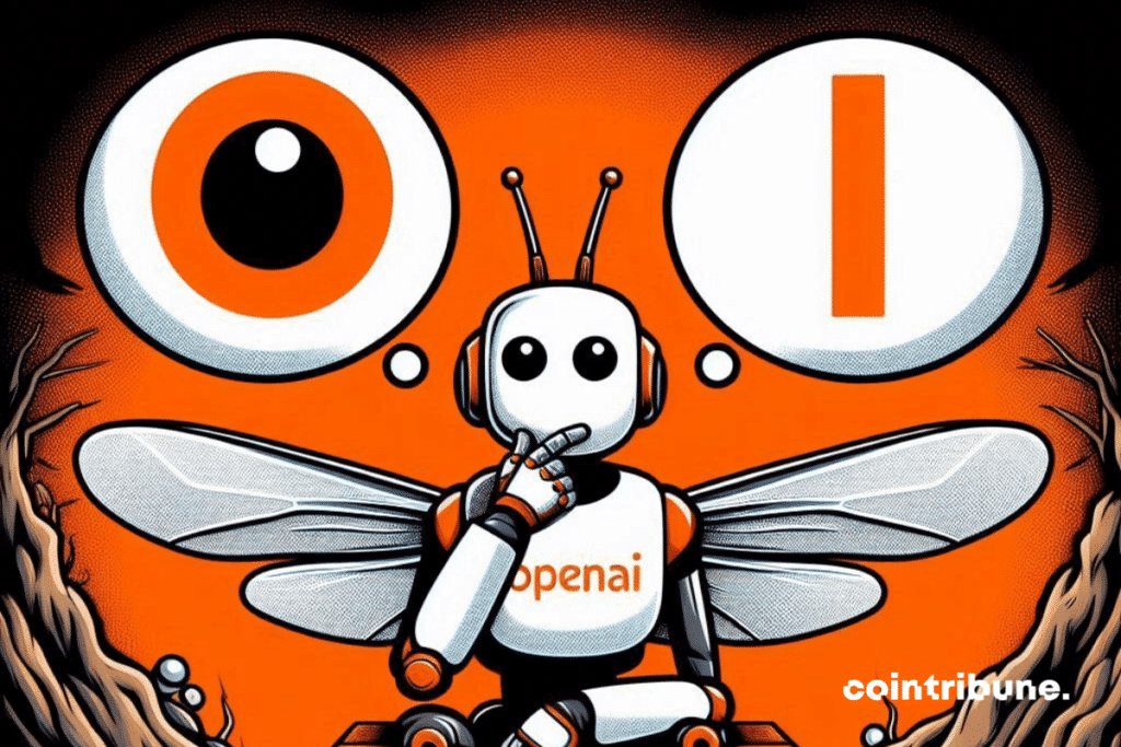 Robot ailé pensant d'OpenAI