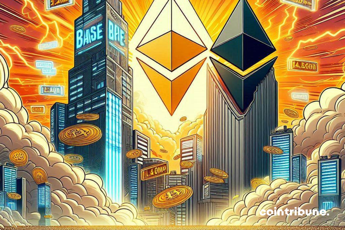 Crypto : Base, la blockchain de Coinbase dépasse Ethereum !