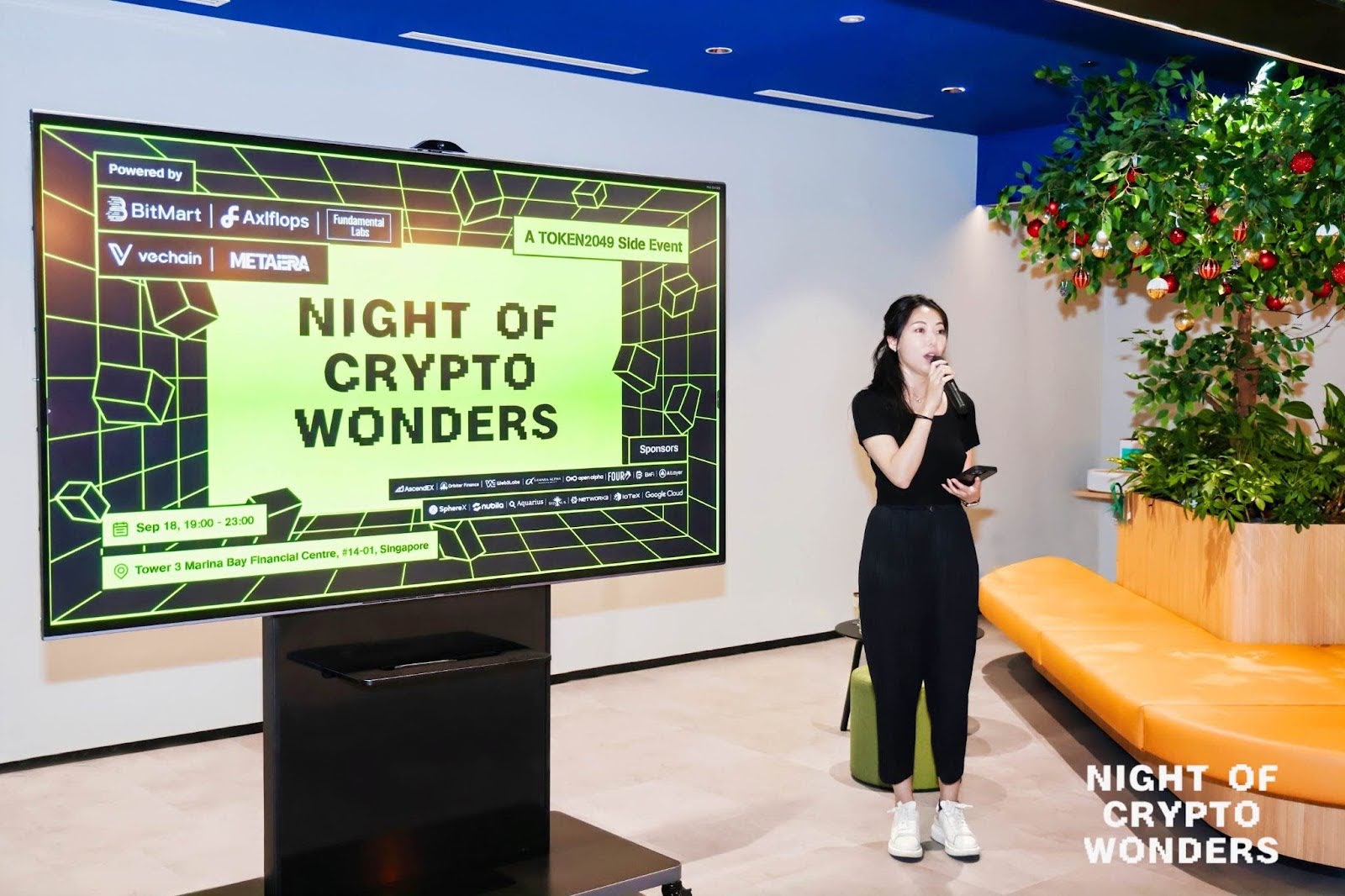 BitMart à la soirée “Night of Crypto Wonders”