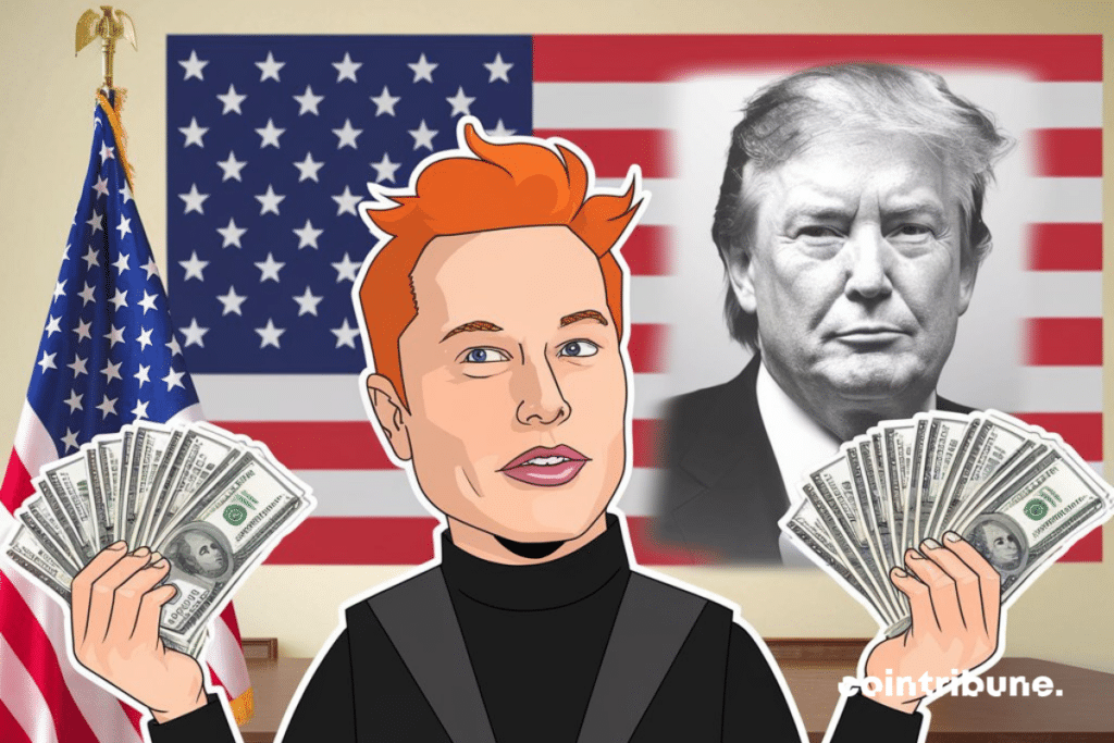 Elon Musk shared dollars for Trump voters