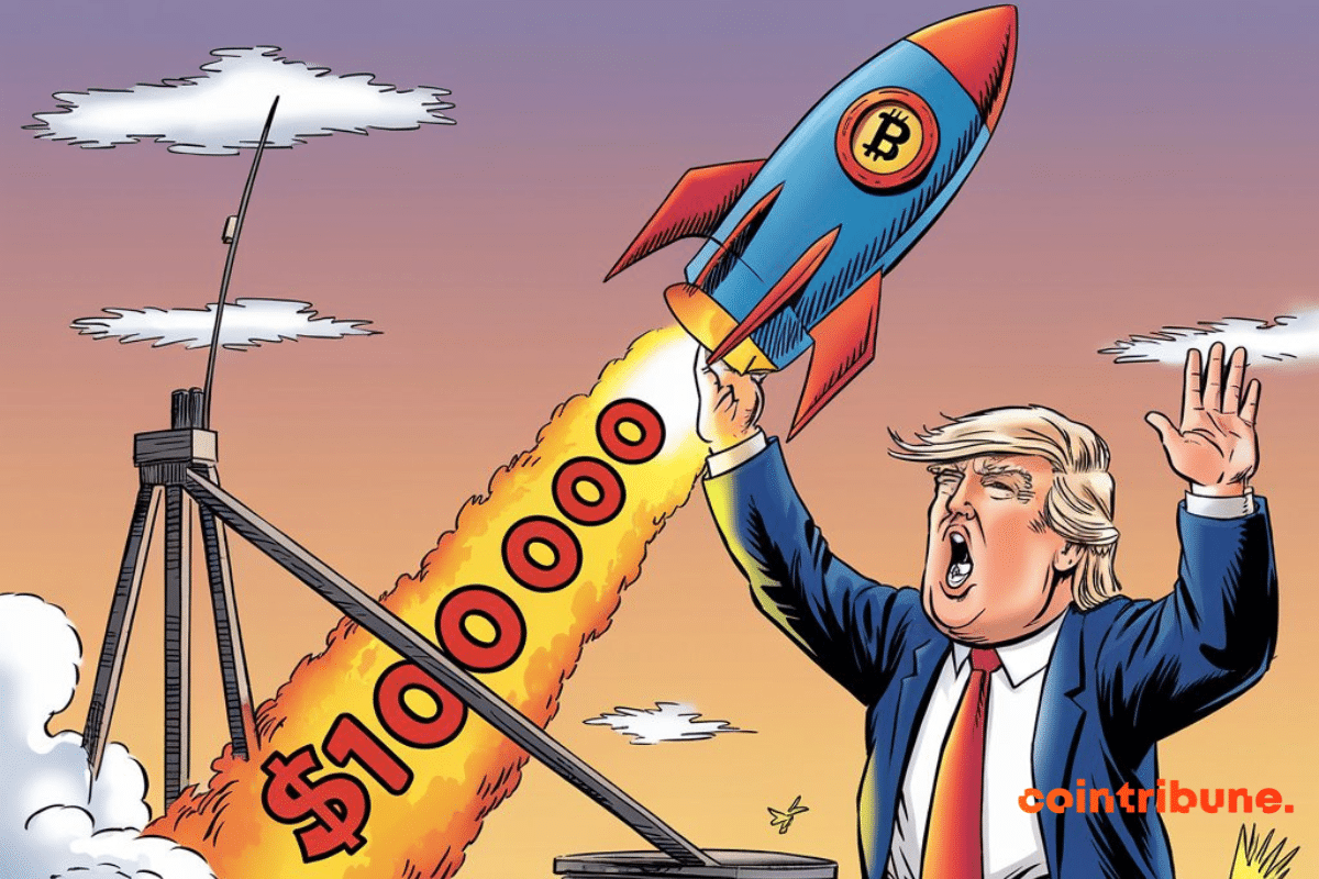 Fusée bitcoin, Donald Trump