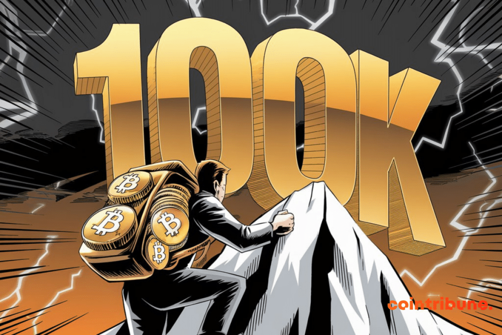 Illustration des défis derrière le bitcoin à 100 000 $