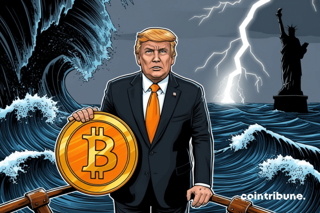 Tempête économique aux USA, Donald Trump et Bitcoin