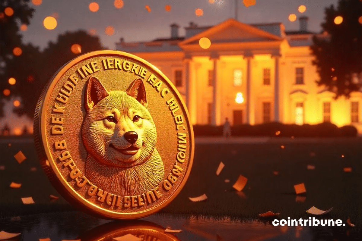 La crypto Dogecoin est en hausse