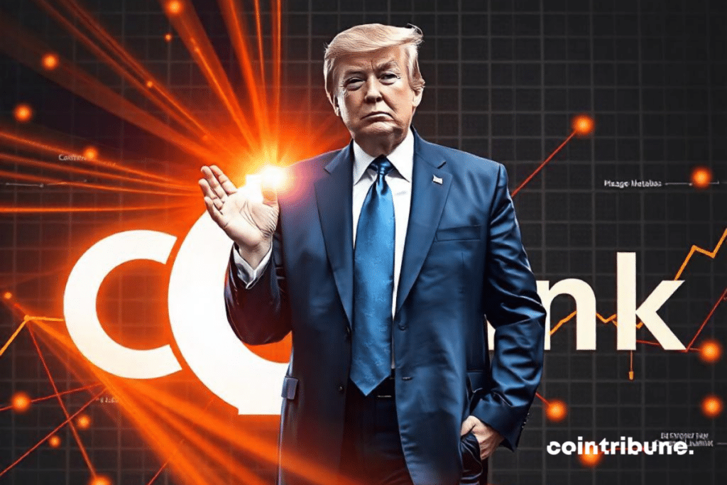 Trump fait la promotion de la crypto Chainlink